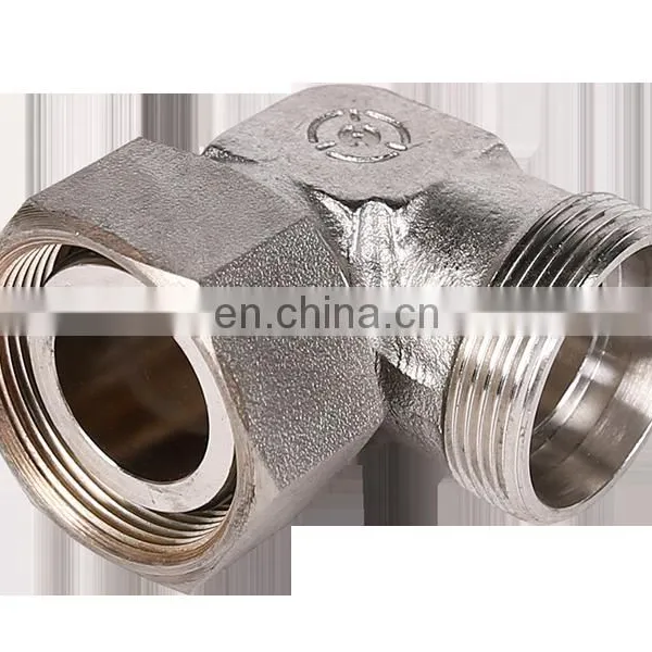 OEM Adapter Hose Fitting 90 Degree Elbow Bsp Male 60 Degree Seat to Bsp Male O-Ring Adjustable Stud for 1bg9-Og Hydraulic photo-2