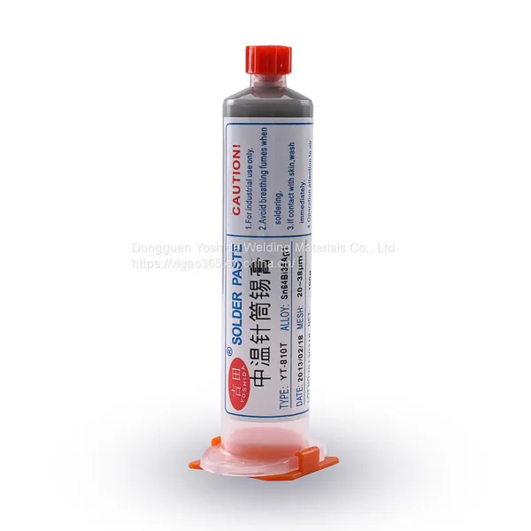 Syringe Solder Paste Sn64Bi35Ag1 SMT Solder Tin Environmentally Friendly Solder Paste photo-3