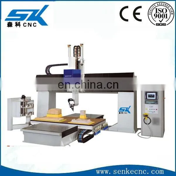 OSAI System 7.5kw Italy HSD Servo Motor Square Hobby Cnc Milling Machine 5 Axis photo-3