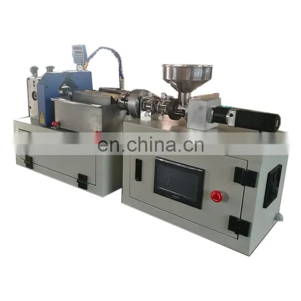 Small Experimental Extruder Desktop Extruder Small Scale Extrusion Line for Lab photo-2