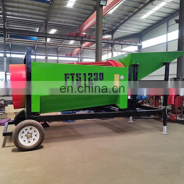 Energy-saving Heavy Duty Rock Trommel Screen Small Mobile Trommel Drum Mini Mobile Trommel Screen photo-4