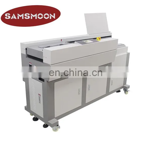 Multi Function SPB-767HCA3 One Year Warranty Three Rollers Side Roller Exercise Book Binding Machine Glue photo-2