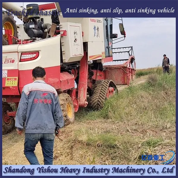 Harvester Modified Track Chassis Anti Slip and Anti Sinking Vehicle photo-3