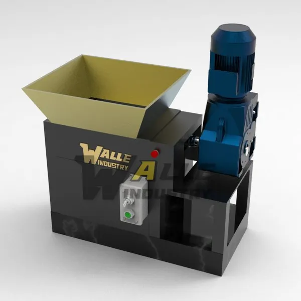 Waste Wood Pallet/Cardboard/Tire/ Metal/Paper/Bottle/ Buckets/Pipe Plastic Double Shaft Shredder Machine