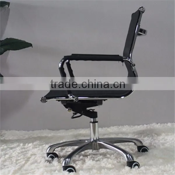 Low Back Swivel Lift Netting Fabric Office Chair photo-3
