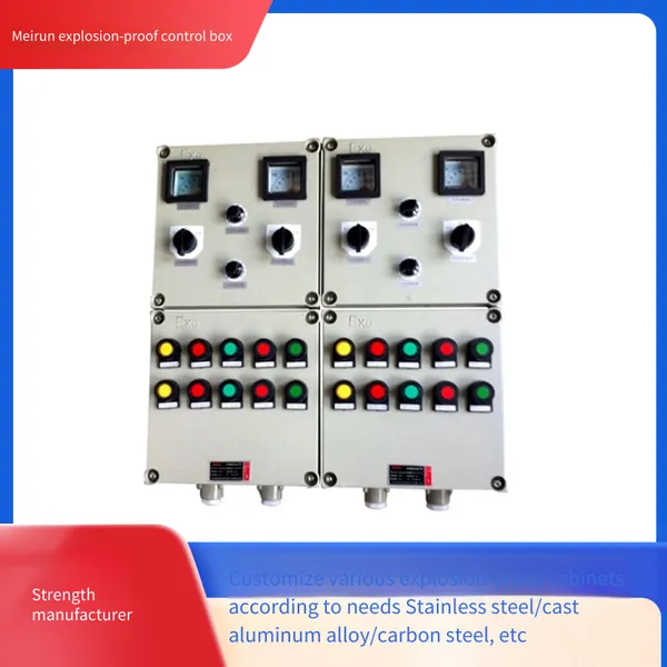 Meirun Flameproof Control Box of Increased Safety Type, Special for Flammable and Explosive Industries Such as Oil Exploration, Refining and Chemical Engineering photo-2