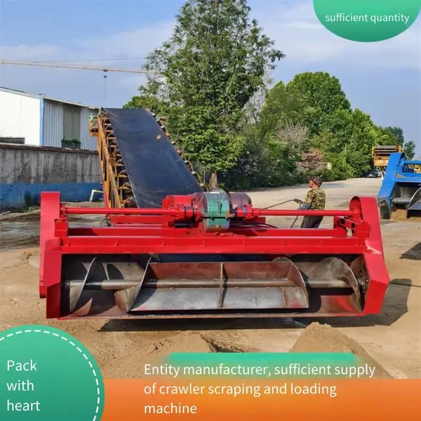 Crawler-type Scraper Conveyor for Sandy Soil and Coal Cinder, Quartz Sand Particle Stacker-reclaimer, Mobile Automatic Scraper photo-3