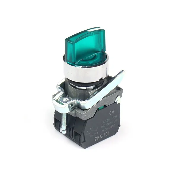 LED Light Source Push Button Switch with 2-Year Warranty and Spring Rebound