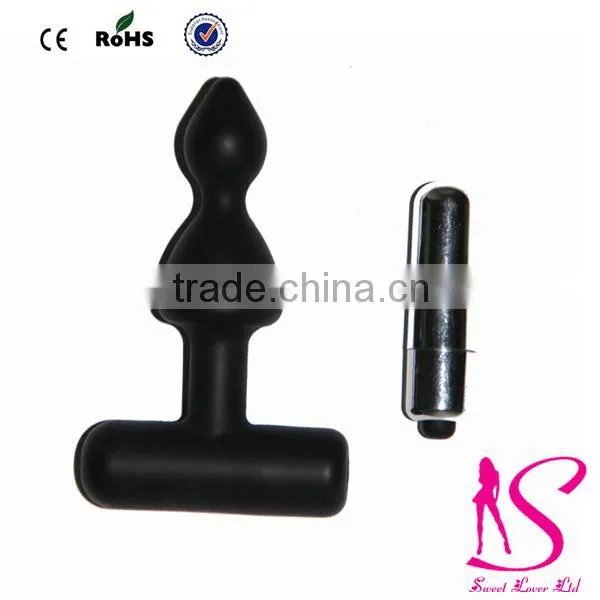 2016 OEM Powerful Vibrating Prostate Massager 100% Pure Silicone Anal Sex Toy for Men Anal and Butt Porducts photo-3
