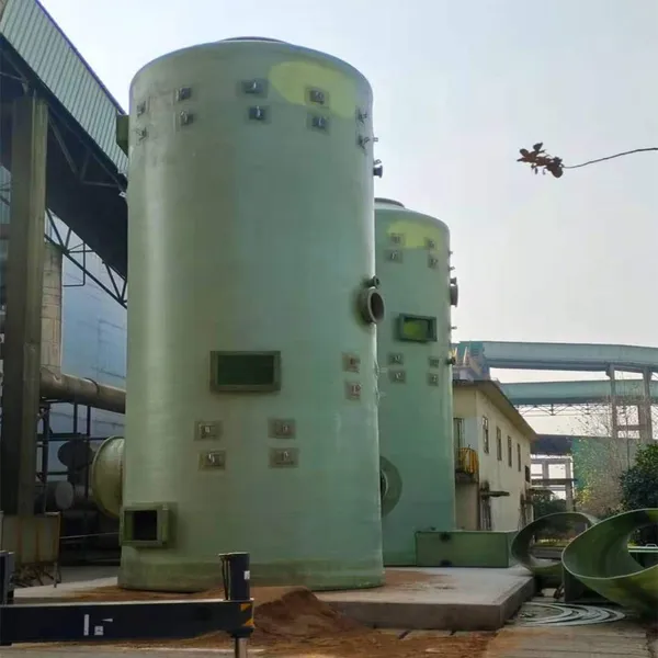 Alkali Solution Spraying, Frp Alkali Washing Tower, Yike, Customized Processing of Sodium Hydroxide Spraying Tower photo-4