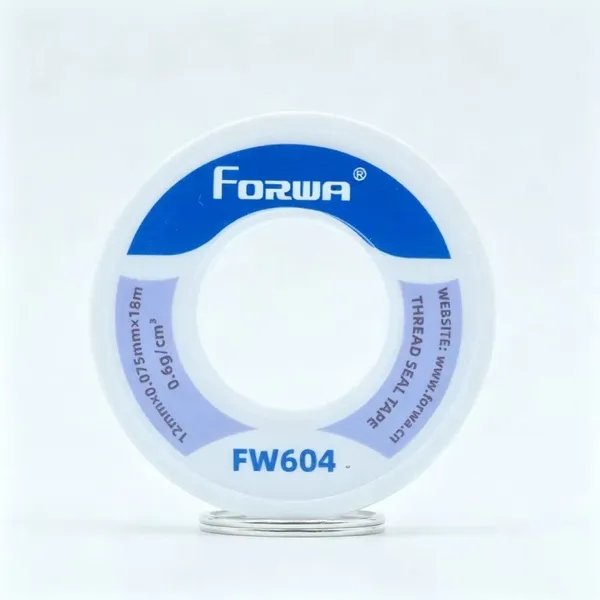 Forwa FW604 Industrial High Density PTFE Injection Molded PVC Thread Seal Gas Pipe Tape 12mm WRAS Waterproof High Temp Plumbing photo-5