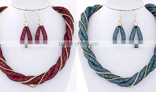 Cheap Wholesale Fashion Bridal Charming Crystal Jewelry Set photo-2