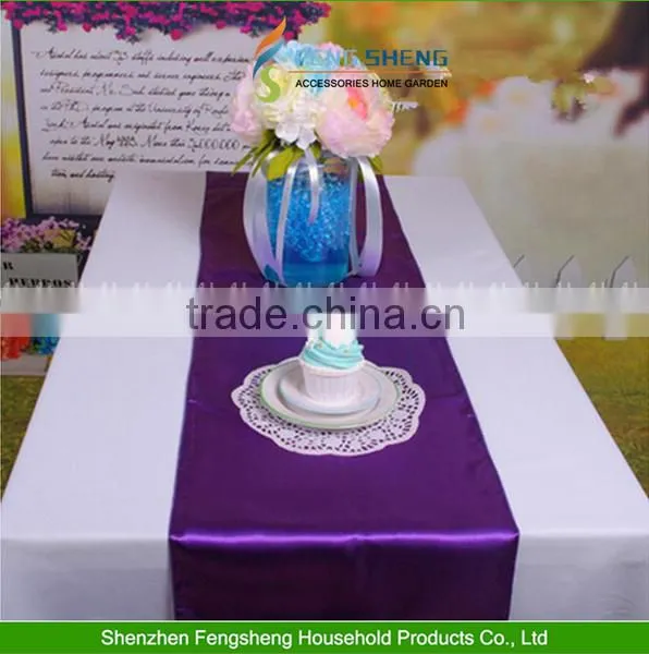 Table Runners Satin Decoration For Party Wedding Banquet Decor TOP QUALITY