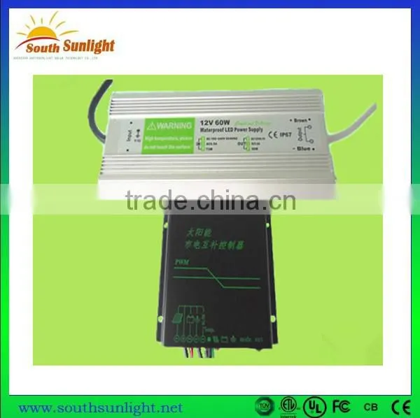 All waterproof model grid complement each other Pwm solar charge controller 12v 10a
