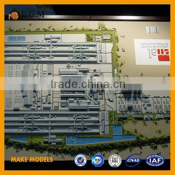 3d architectural visualization design industrial factory model