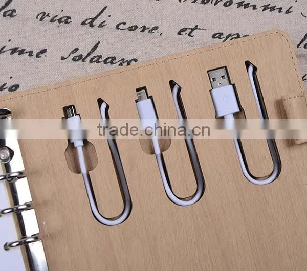 Multi-color Leather Diary With Usb Stick,ring Binder Notebook Power Bank Quality Choice photo-6