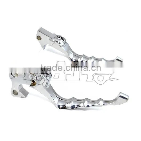 BJ-LS-005 Hot Sale Chrome Billet Aluminum Skull Hand Brake Lever for Sportster photo-4