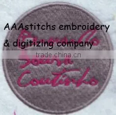 the Round Shape Design Patches Custom Embroidery Patches Iron-on Style photo-6