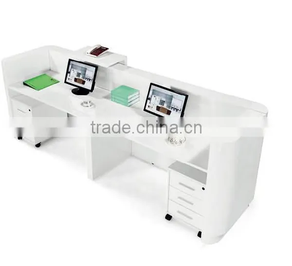 Modern Design LED Light Reception Desk photo-3