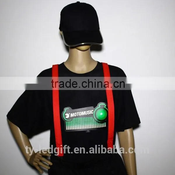 Custom New Design Suspenders Flashing Led Party Suspenders photo-2