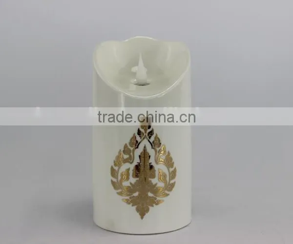 Church Candle Flameless LED Candle in Ceramic photo-3