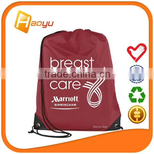 Recycled Polyester Drawstring Bag With High Quality photo-2