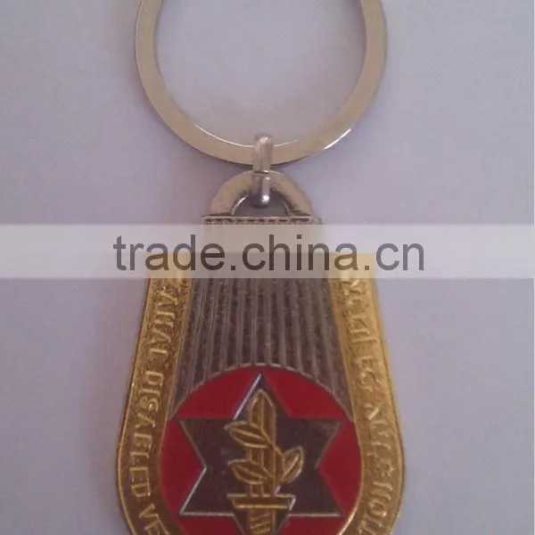 Two Kinds of Color Plating Key Chain Trolley Coins