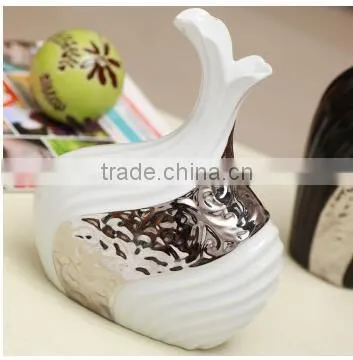 Wedding Hot Sell Decorative Silver Ceramic Vase for Home Deco photo-2