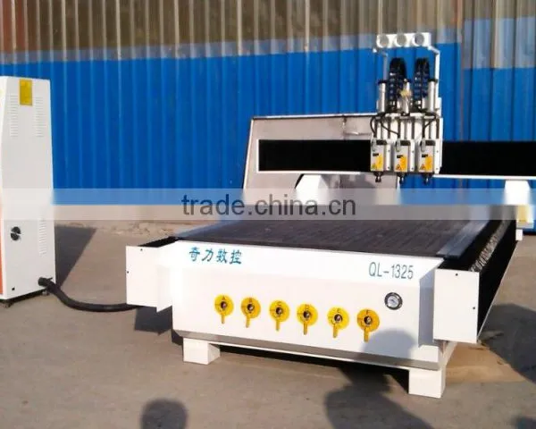 QL-1325 CNC Router for Small Business Three-head ATC China 3d Wood Door Cnc Router for Sale photo-5