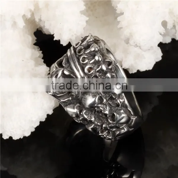Hot New Imports 2016 Skull Stainless Steel Ring Castings for Men photo-5