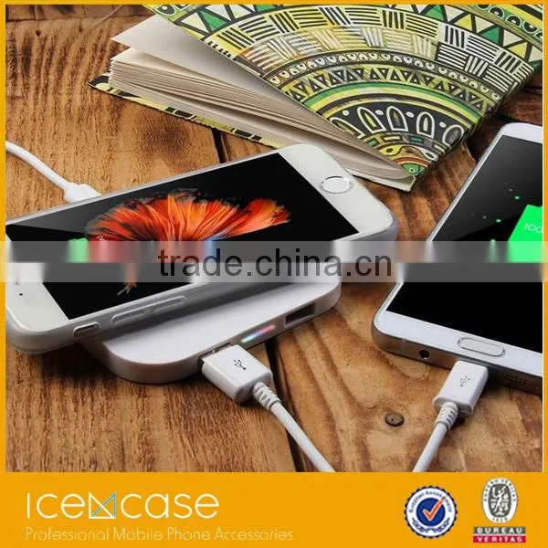 Portable Q8 QI Wireless Charger 2 USB Port Moblie Phone Charging Pad For IPhone Samsung HTC photo-6