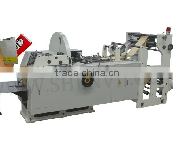 Automatic Food Paper Bag Making Machine