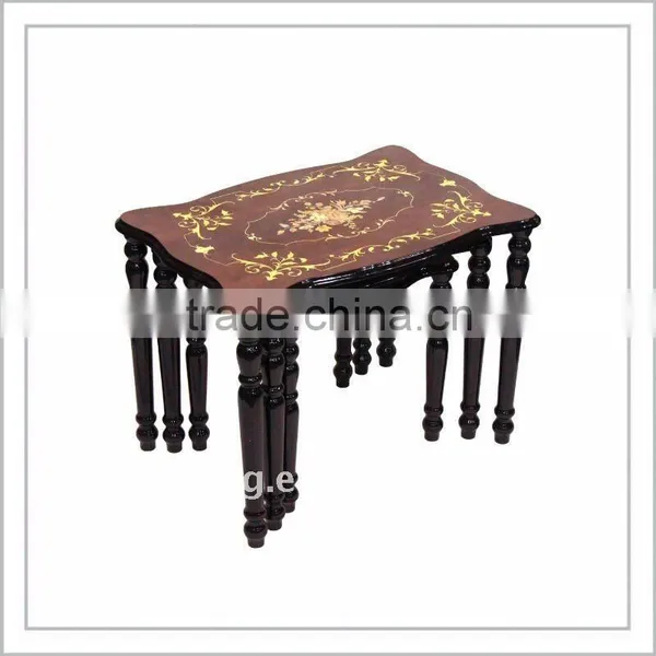 Shining Dining Wooden Table Set--3pcs/Set photo-2