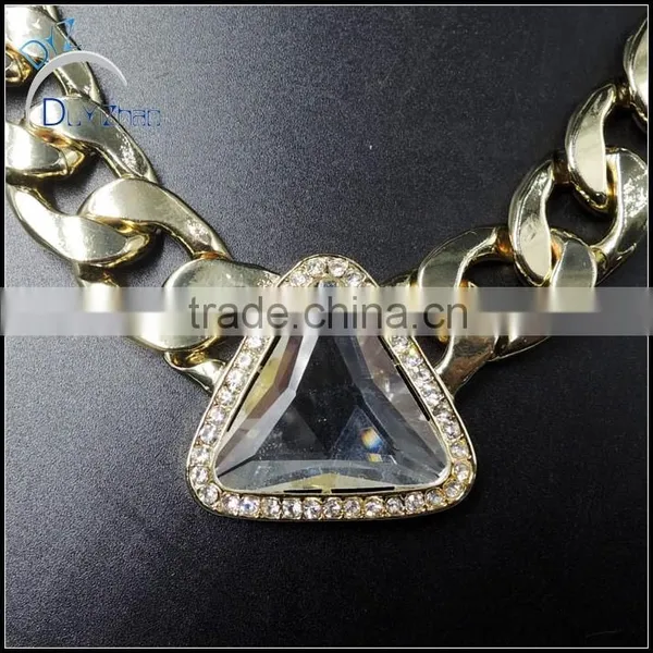 Latest Big Stone Gold Chain Hip Hop Necklace photo-2