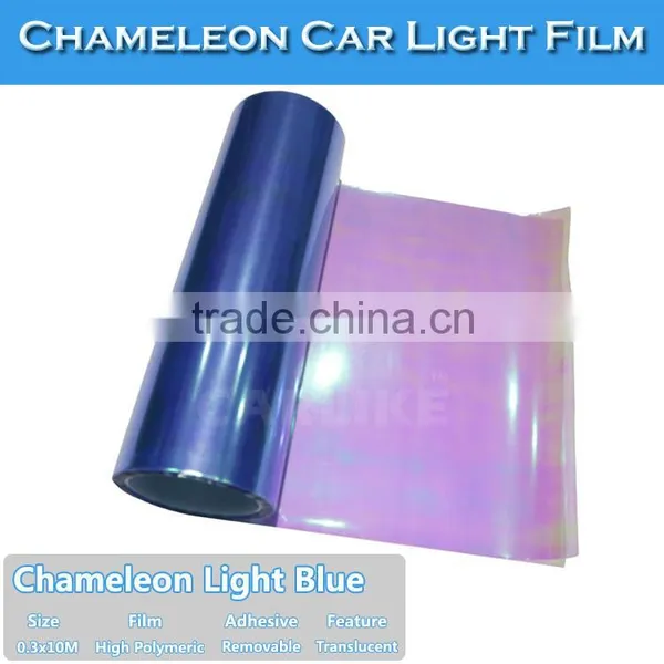 Free Shipping Car Cover PVC Sticker Chameleon Auto Headlight Film photo-4