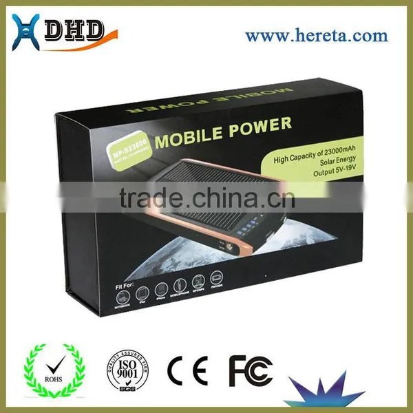 Big Capacity Portable Laptop Power Solar Bank 23000 photo-6