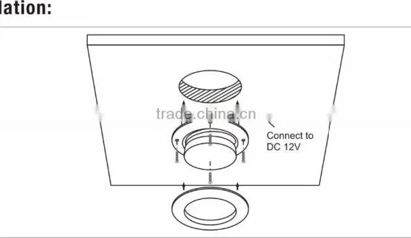 2w 12v Recessed Caravan Kitchen Lighting (SC-A131) photo-5