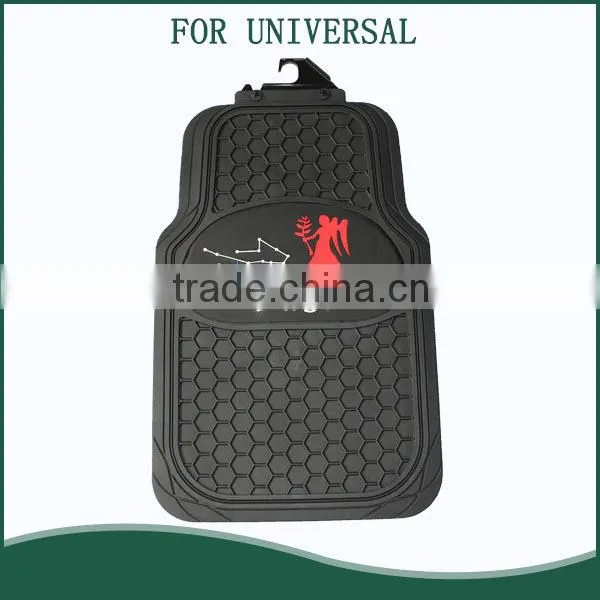 Universal Fit 4-Piece Full Set Ridged Heavy Duty Rubber Floor Mats photo-6