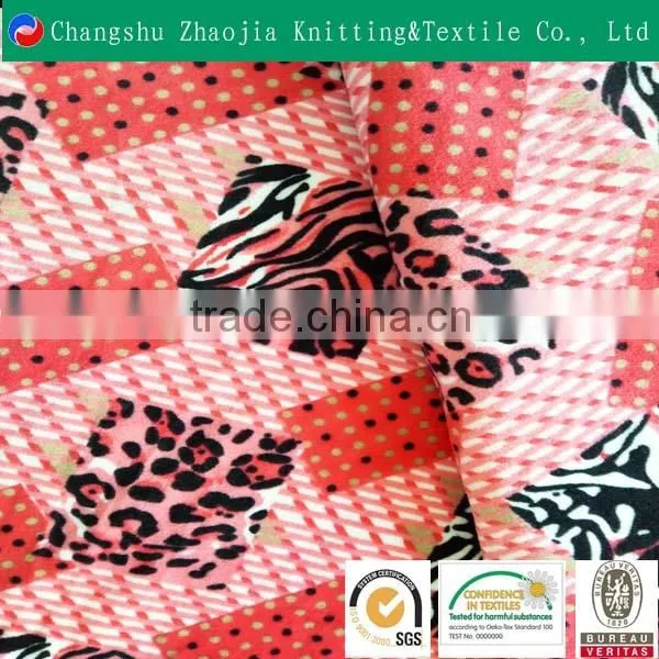 Comfortable Handfeel 100% Polyester Printed Bed Sheet Fabric Super Soft Textile Fabric for Bed Covers