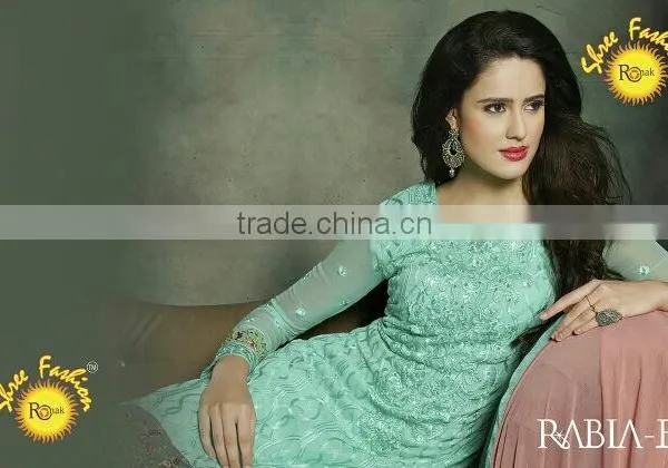 GEORGETTE DESIGNER SEMISTICHED SUIT photo-2