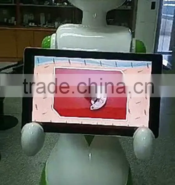 Automatic Greeting Robot With A Big Screen