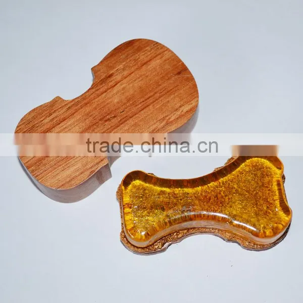 Violin Shape Wood Box Packaged Violin With Rosin