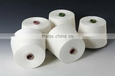 Raw White Color 50/2 100% Polyester Yarn Sewing Thread