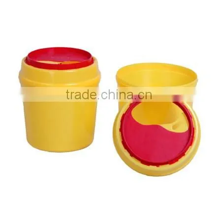 6L Plastic Disposable Sharps Container