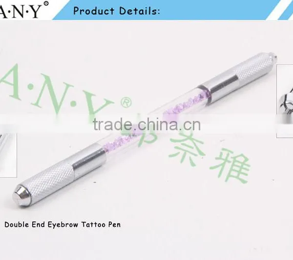 ANY Two Head Manual Permanent Makeup Tattoo Microblading Embroidery Pen photo-2