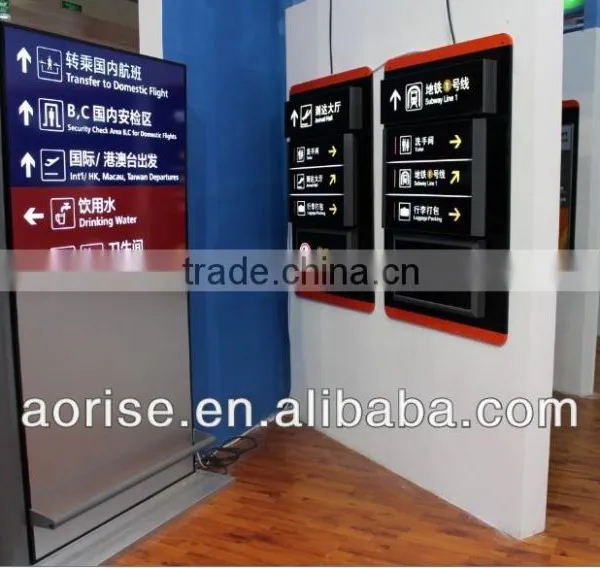 Public area signs project frrom Aorise