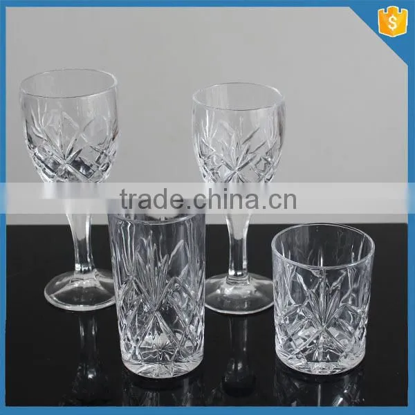 Hand Pressed Long Stem Crystal Clear Home Goods Cheap Wine Glasses Wholesale Quality Choice photo-6
