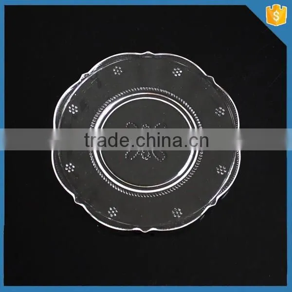 Clear Round Chinese Knot Restaurant Dinner Plate photo-2
