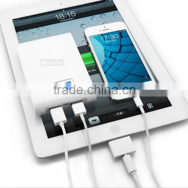 Led Light Indicatiors Double Usb Cables Portable Power Bank 5800mah Convenient Carrying Power Bank