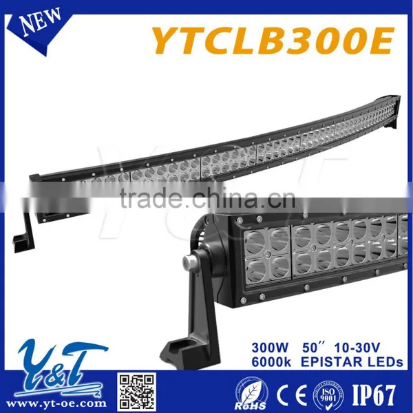 NEW 50" 300w Doul Row LED Light Bars Led Warning Light Bar for Trucks and Off Road